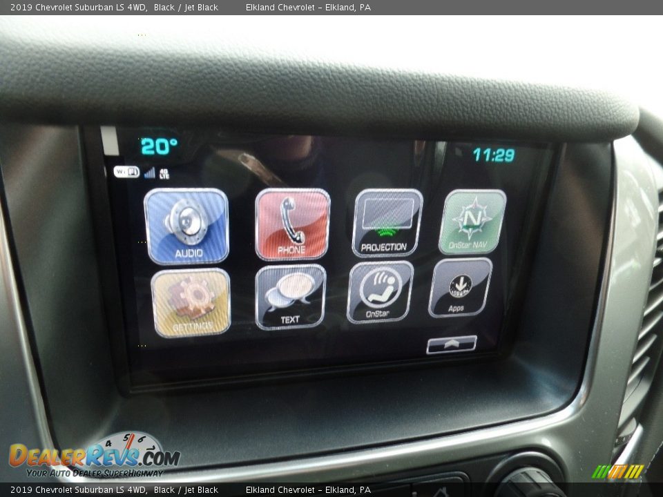 2019 Chevrolet Suburban LS 4WD Black / Jet Black Photo #34