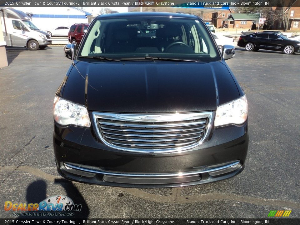 2015 Chrysler Town & Country Touring-L Brilliant Black Crystal Pearl / Black/Light Graystone Photo #29