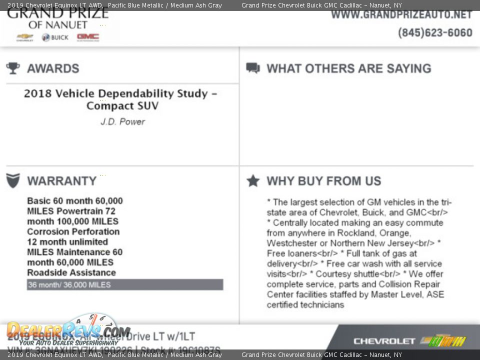 2019 Chevrolet Equinox LT AWD Pacific Blue Metallic / Medium Ash Gray Photo #9