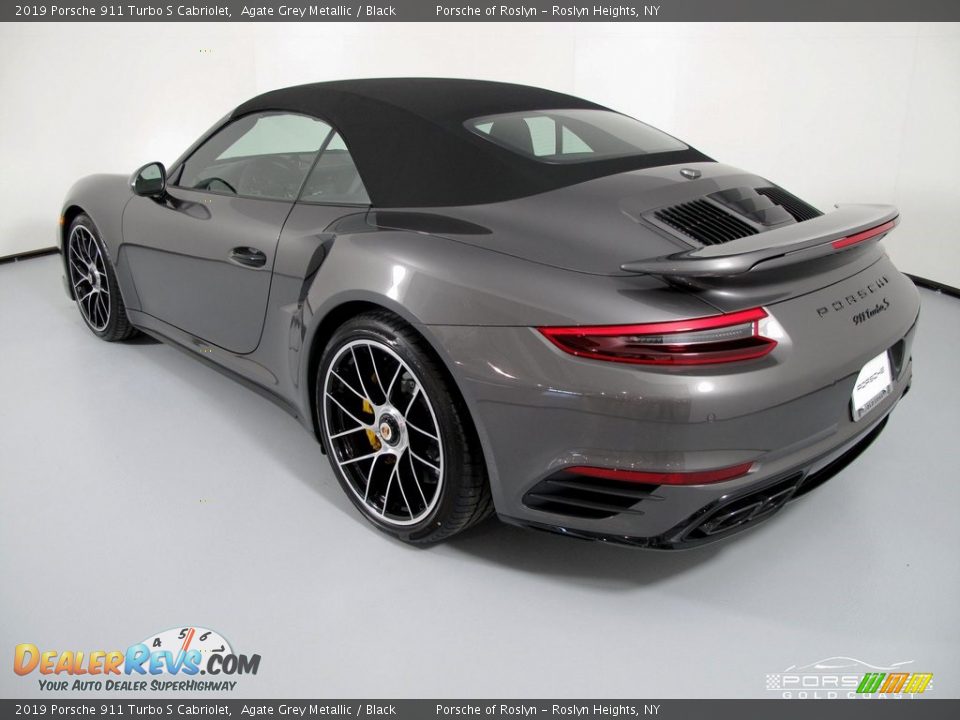 2019 Porsche 911 Turbo S Cabriolet Agate Grey Metallic / Black Photo #5