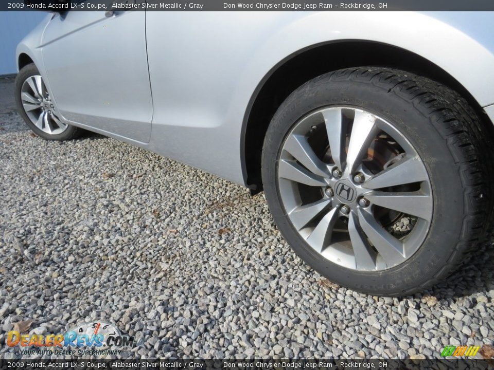2009 Honda Accord LX-S Coupe Alabaster Silver Metallic / Gray Photo #9