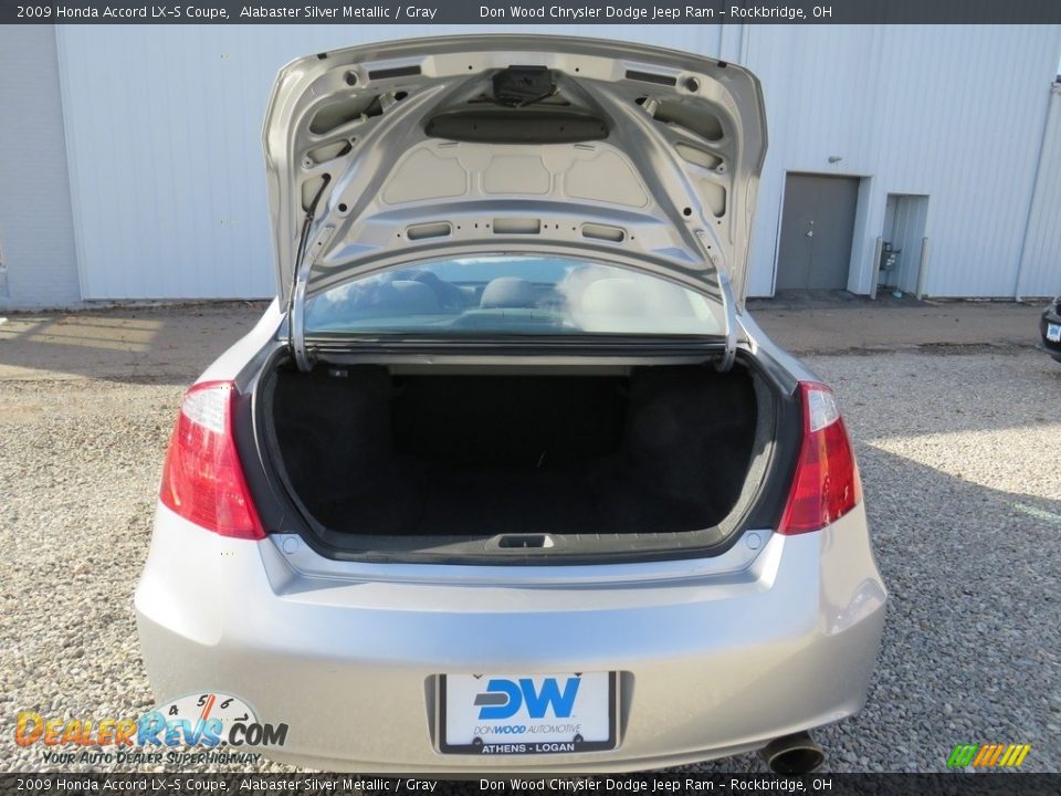2009 Honda Accord LX-S Coupe Alabaster Silver Metallic / Gray Photo #12