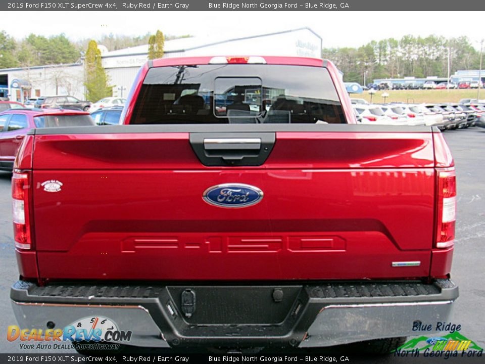 2019 Ford F150 XLT SuperCrew 4x4 Ruby Red / Earth Gray Photo #4