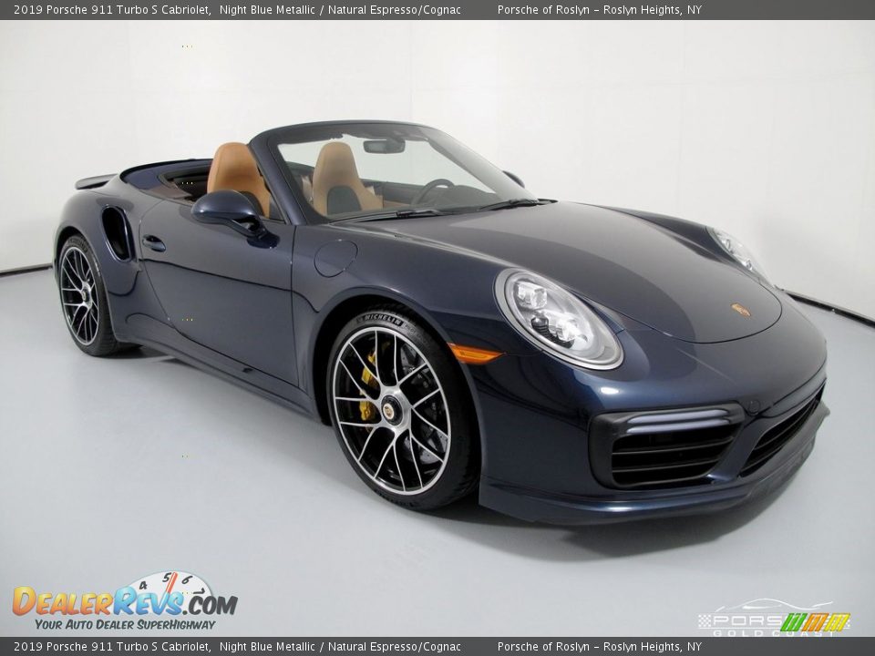 Front 3/4 View of 2019 Porsche 911 Turbo S Cabriolet Photo #1