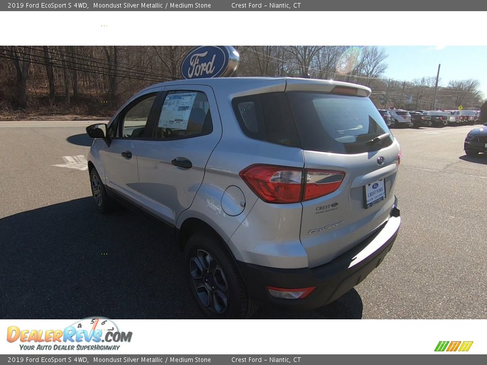 2019 Ford EcoSport S 4WD Moondust Silver Metallic / Medium Stone Photo #5