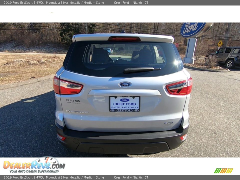 2019 Ford EcoSport S 4WD Moondust Silver Metallic / Medium Stone Photo #6