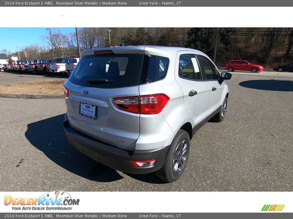 2019 Ford EcoSport S 4WD Moondust Silver Metallic / Medium Stone Photo #7