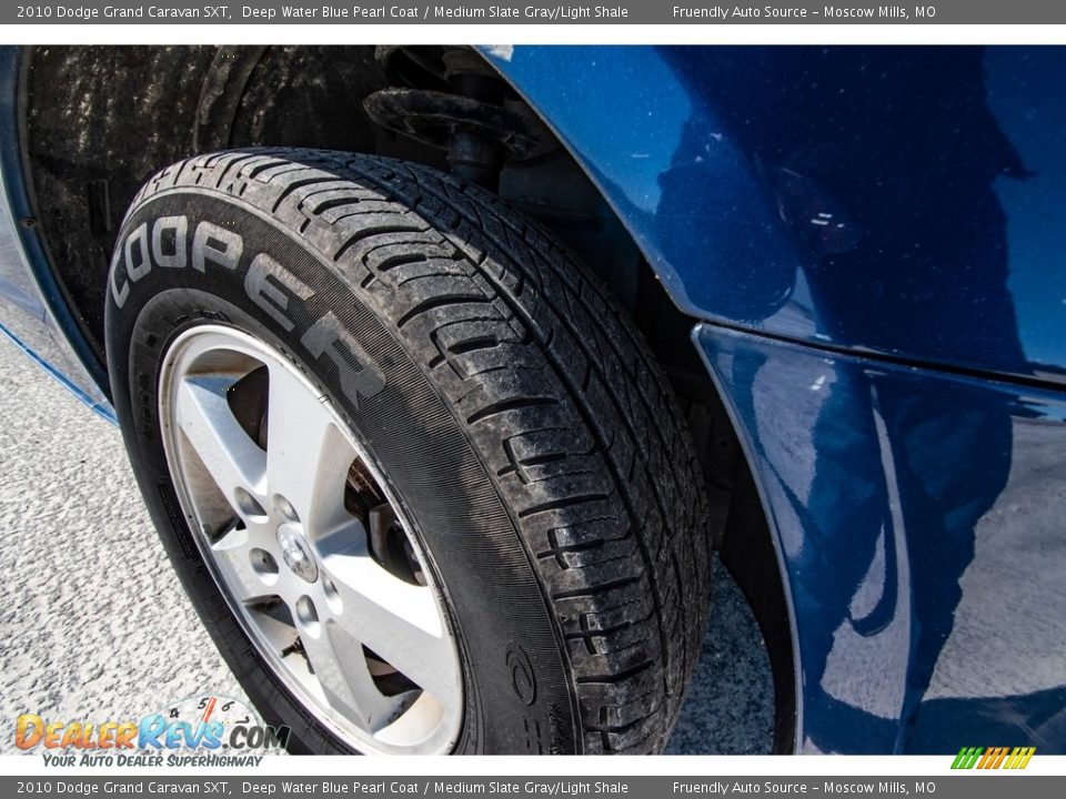 2010 Dodge Grand Caravan SXT Deep Water Blue Pearl Coat / Medium Slate Gray/Light Shale Photo #23