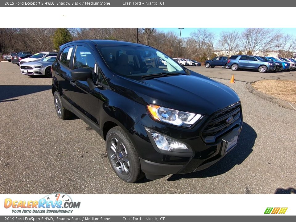 2019 Ford EcoSport S 4WD Shadow Black / Medium Stone Photo #1