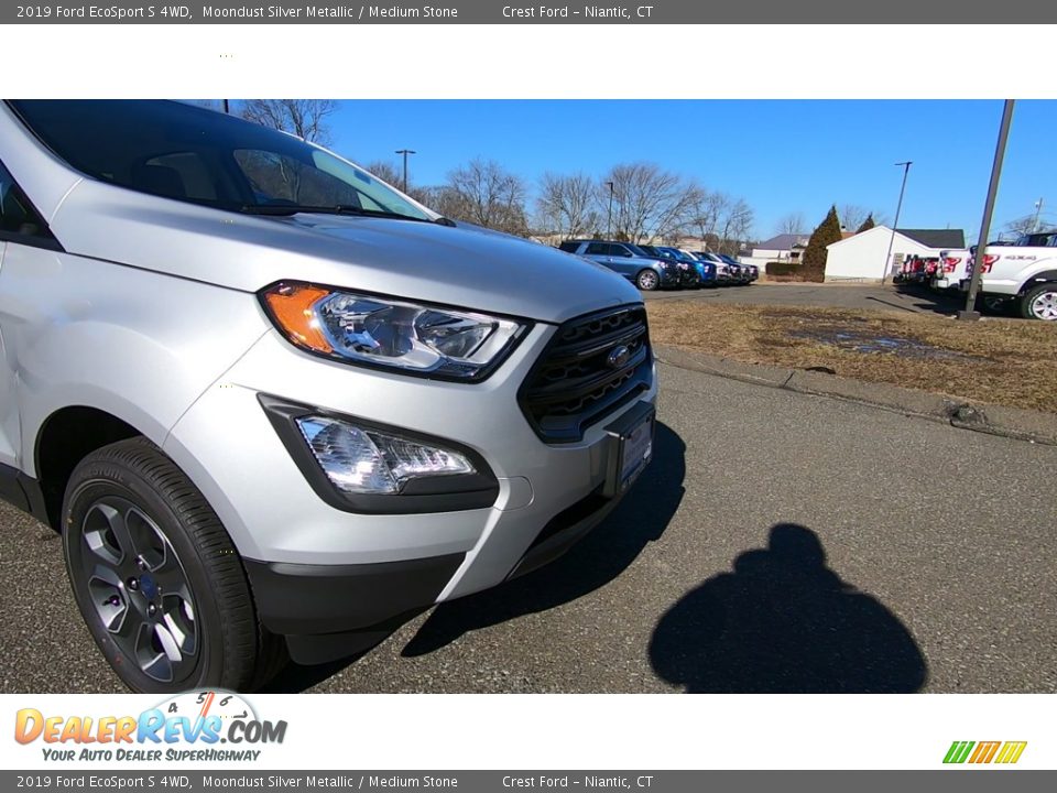 2019 Ford EcoSport S 4WD Moondust Silver Metallic / Medium Stone Photo #27