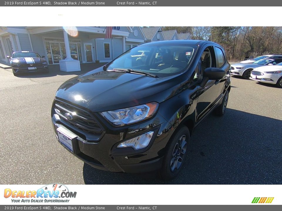 2019 Ford EcoSport S 4WD Shadow Black / Medium Stone Photo #3