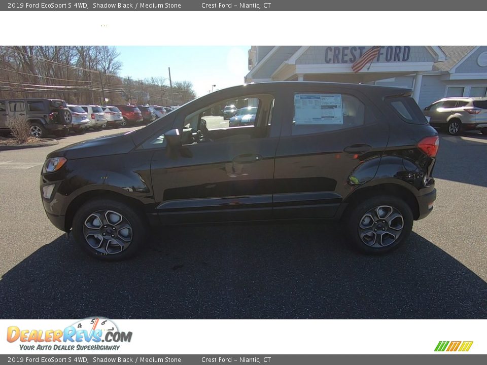 2019 Ford EcoSport S 4WD Shadow Black / Medium Stone Photo #4