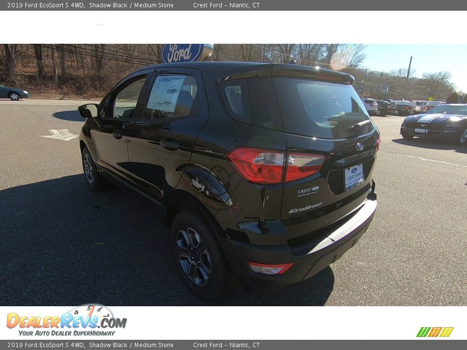 2019 Ford EcoSport S 4WD Shadow Black / Medium Stone Photo #5