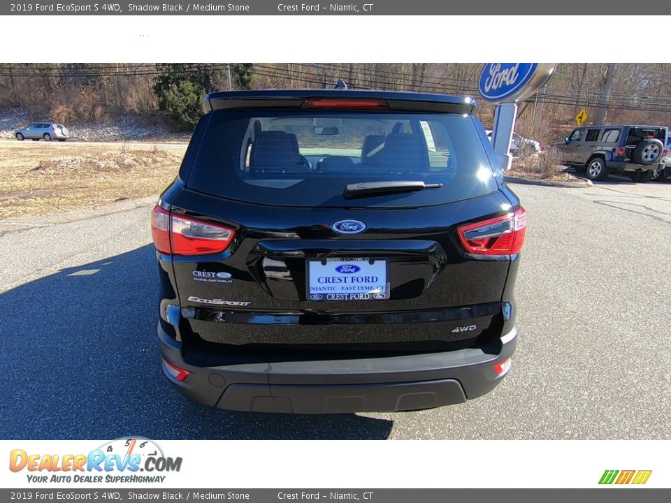 2019 Ford EcoSport S 4WD Shadow Black / Medium Stone Photo #6