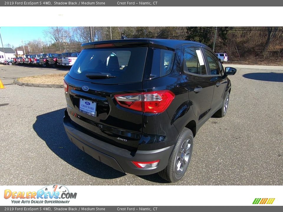 2019 Ford EcoSport S 4WD Shadow Black / Medium Stone Photo #7