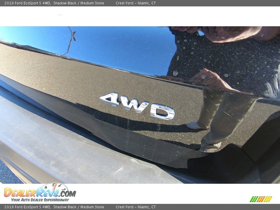 2019 Ford EcoSport S 4WD Shadow Black / Medium Stone Photo #9