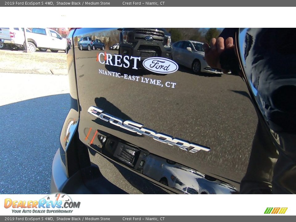 2019 Ford EcoSport S 4WD Shadow Black / Medium Stone Photo #10
