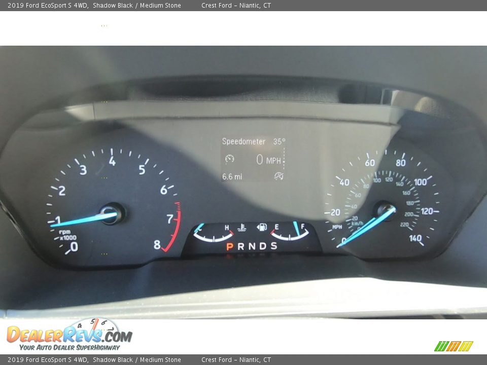 2019 Ford EcoSport S 4WD Shadow Black / Medium Stone Photo #14