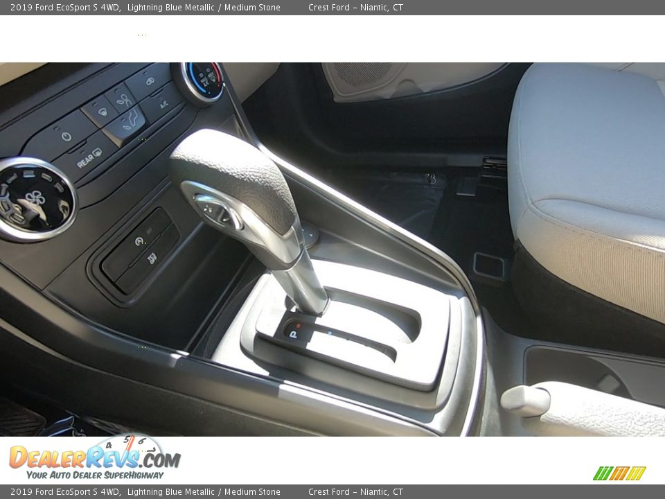 2019 Ford EcoSport S 4WD Lightning Blue Metallic / Medium Stone Photo #17