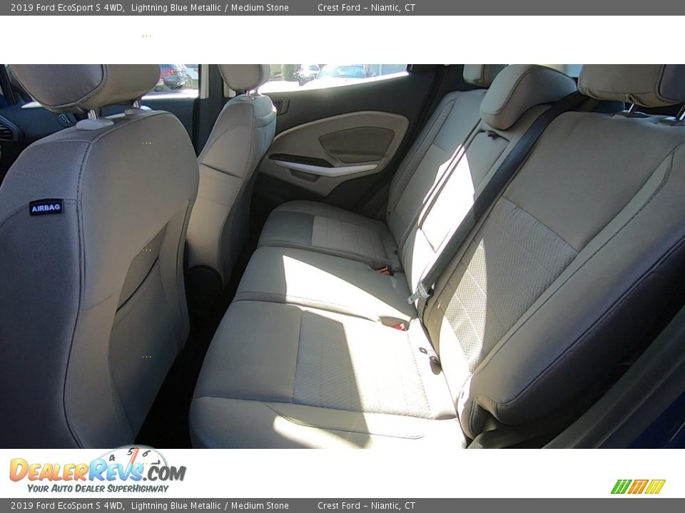 2019 Ford EcoSport S 4WD Lightning Blue Metallic / Medium Stone Photo #18