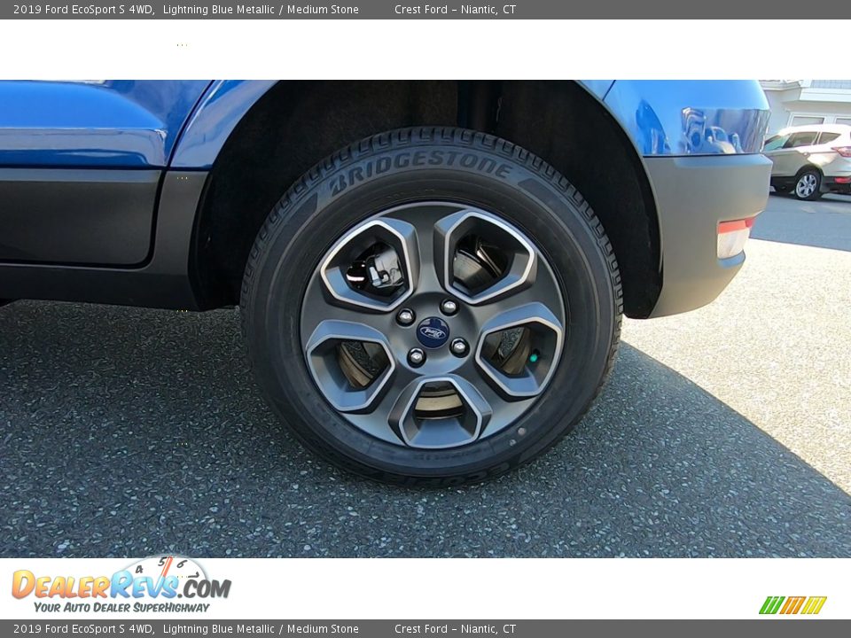 2019 Ford EcoSport S 4WD Lightning Blue Metallic / Medium Stone Photo #20