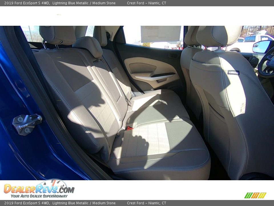 2019 Ford EcoSport S 4WD Lightning Blue Metallic / Medium Stone Photo #23