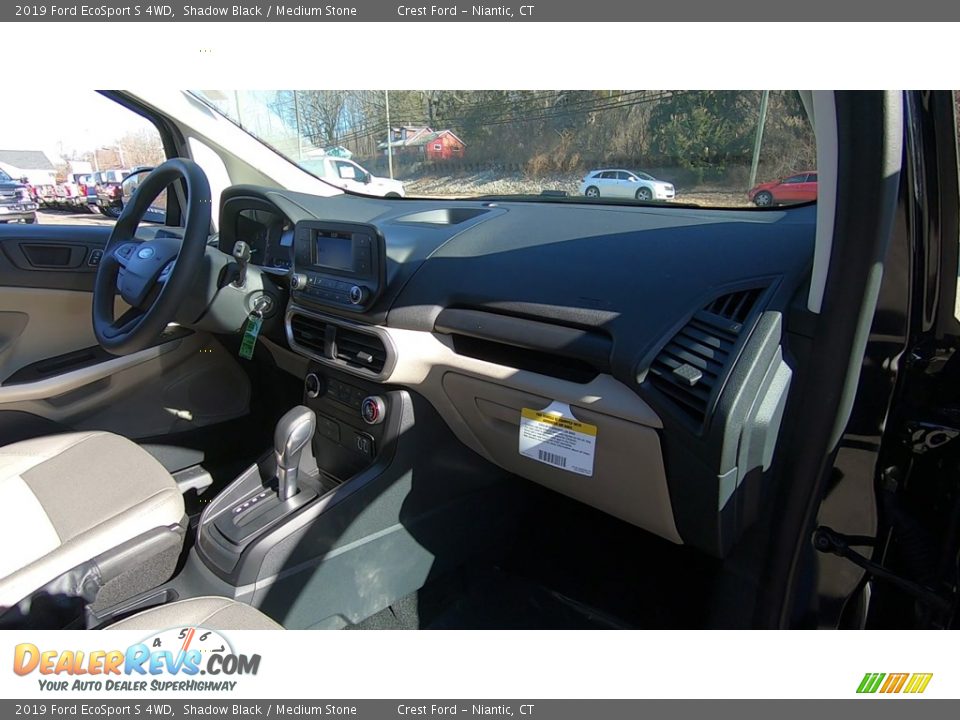 2019 Ford EcoSport S 4WD Shadow Black / Medium Stone Photo #25