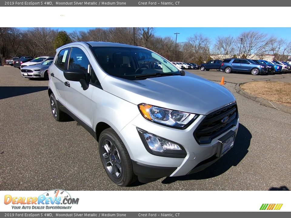 2019 Ford EcoSport S 4WD Moondust Silver Metallic / Medium Stone Photo #1