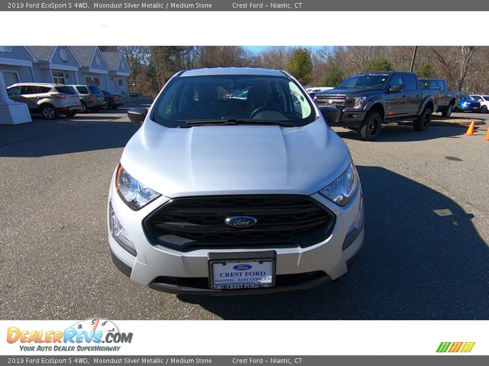 2019 Ford EcoSport S 4WD Moondust Silver Metallic / Medium Stone Photo #2