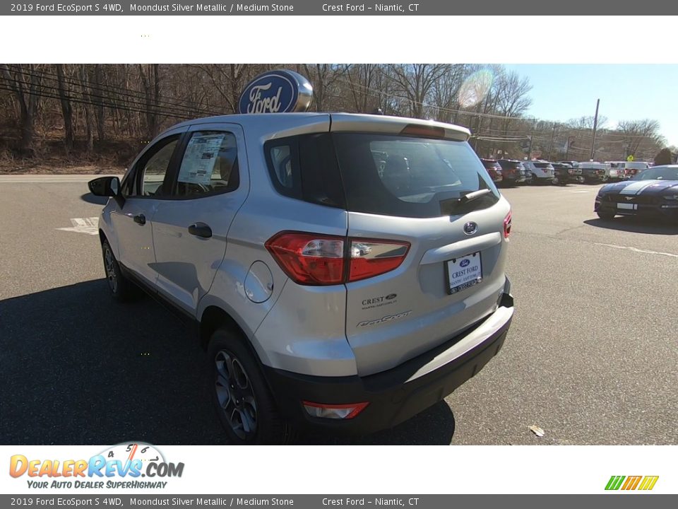 2019 Ford EcoSport S 4WD Moondust Silver Metallic / Medium Stone Photo #5
