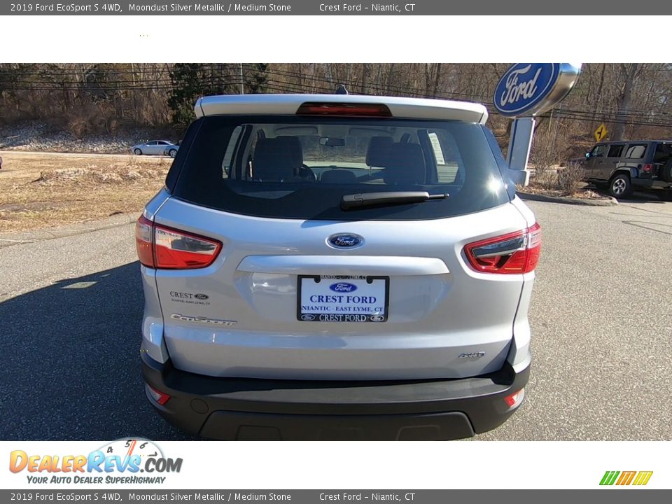 2019 Ford EcoSport S 4WD Moondust Silver Metallic / Medium Stone Photo #6