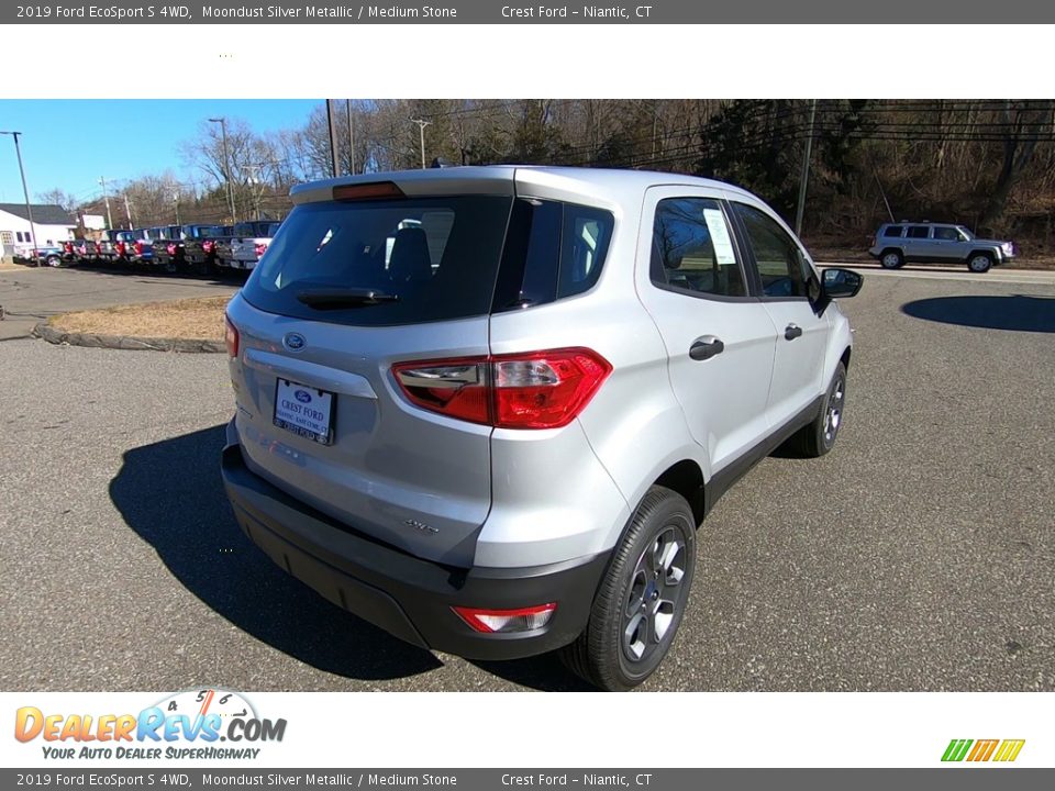2019 Ford EcoSport S 4WD Moondust Silver Metallic / Medium Stone Photo #7