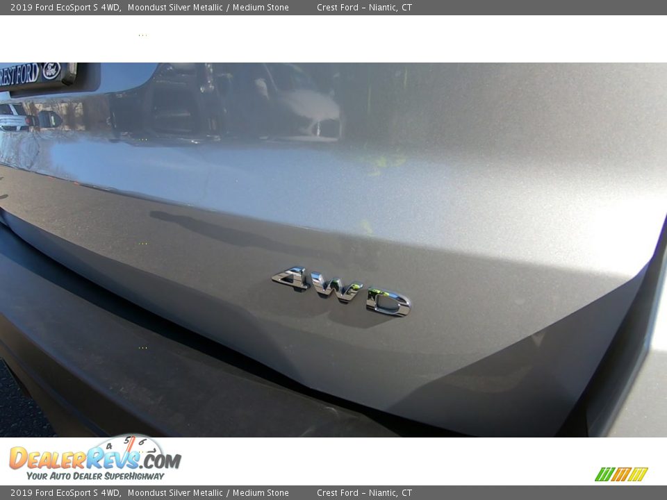 2019 Ford EcoSport S 4WD Moondust Silver Metallic / Medium Stone Photo #9