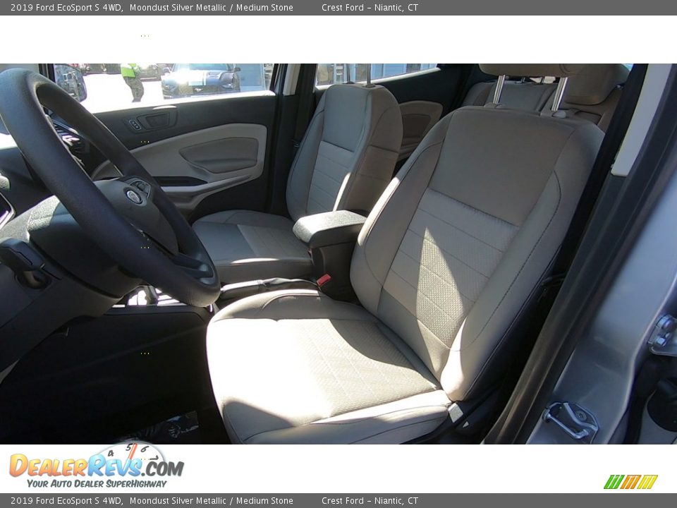 2019 Ford EcoSport S 4WD Moondust Silver Metallic / Medium Stone Photo #12