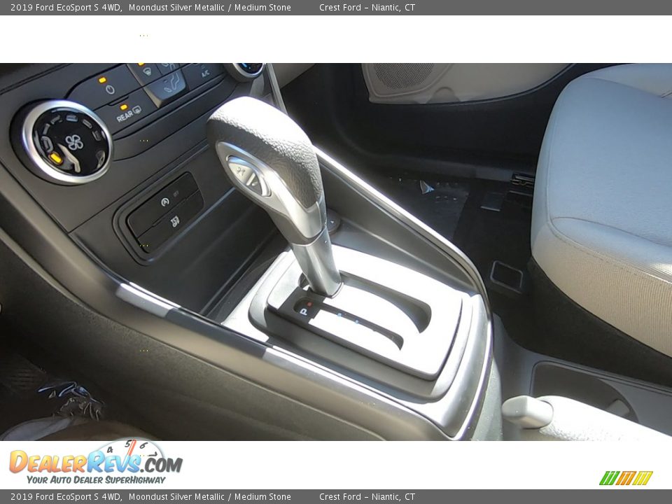 2019 Ford EcoSport S 4WD Moondust Silver Metallic / Medium Stone Photo #17