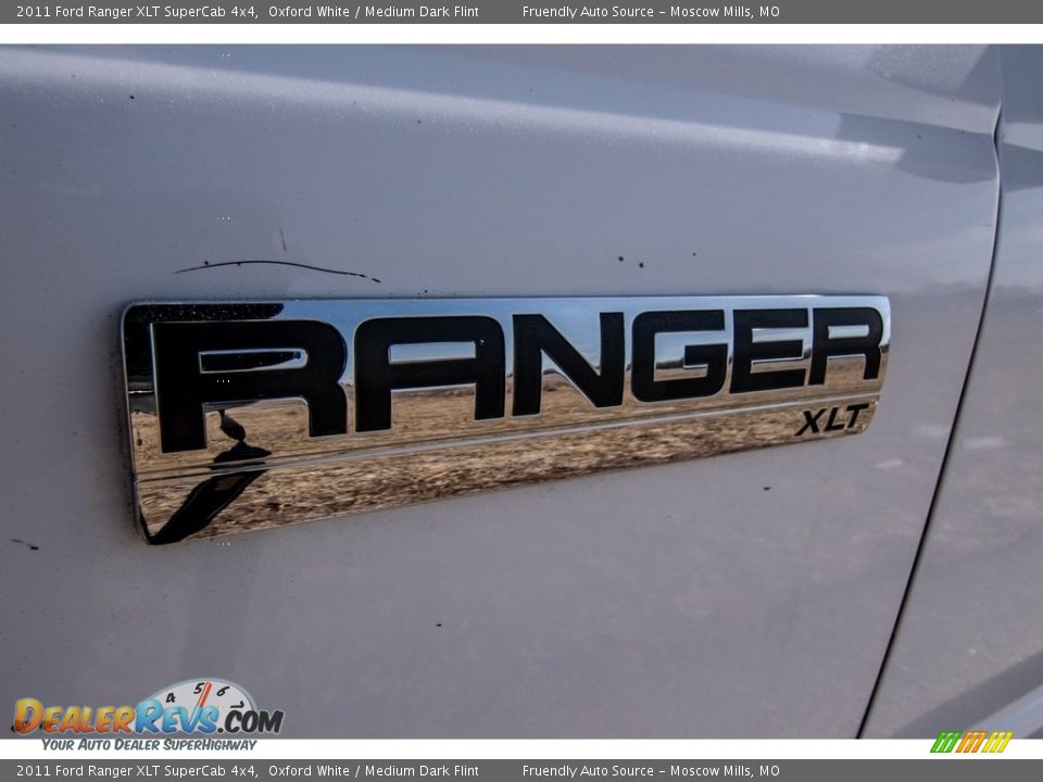 2011 Ford Ranger XLT SuperCab 4x4 Oxford White / Medium Dark Flint Photo #34