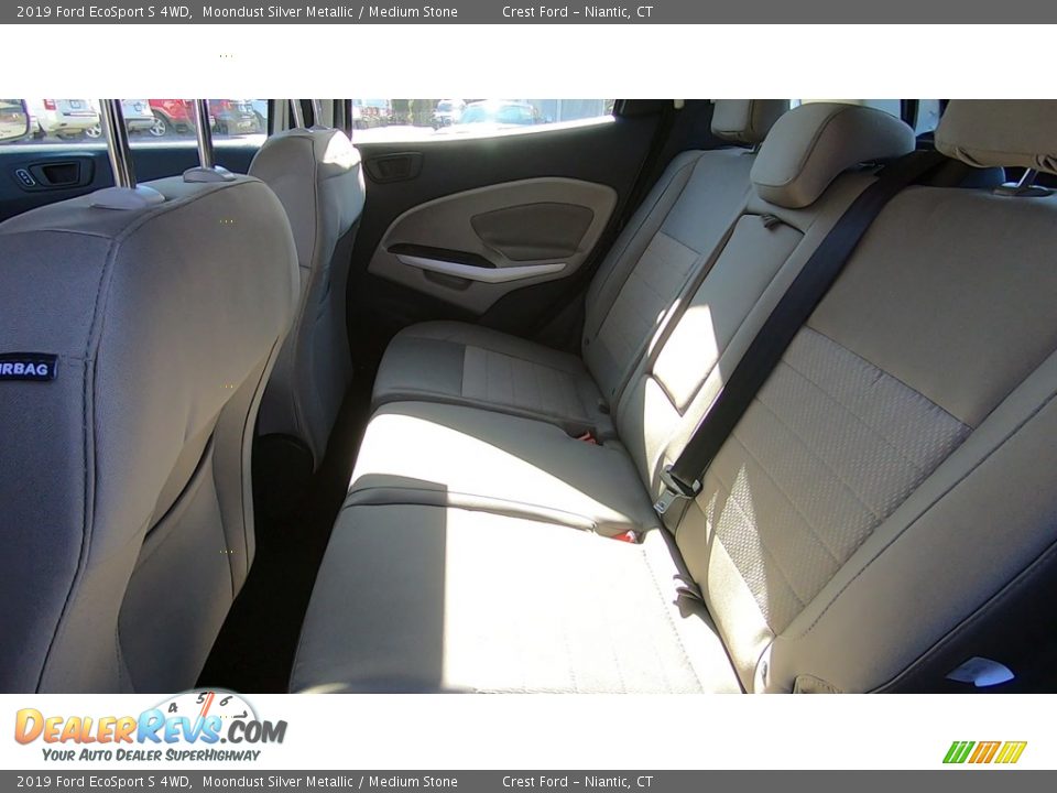 2019 Ford EcoSport S 4WD Moondust Silver Metallic / Medium Stone Photo #18