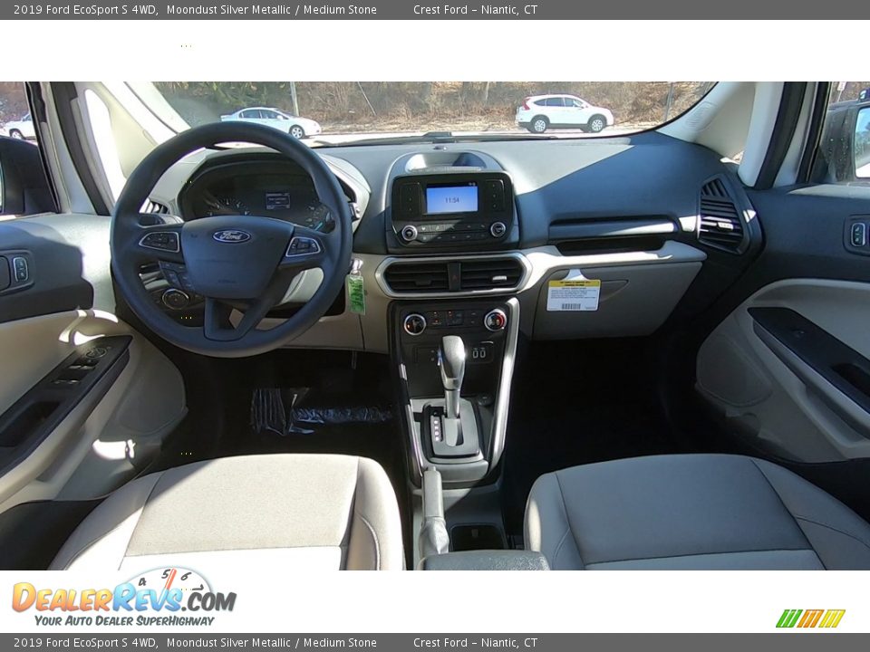 2019 Ford EcoSport S 4WD Moondust Silver Metallic / Medium Stone Photo #19