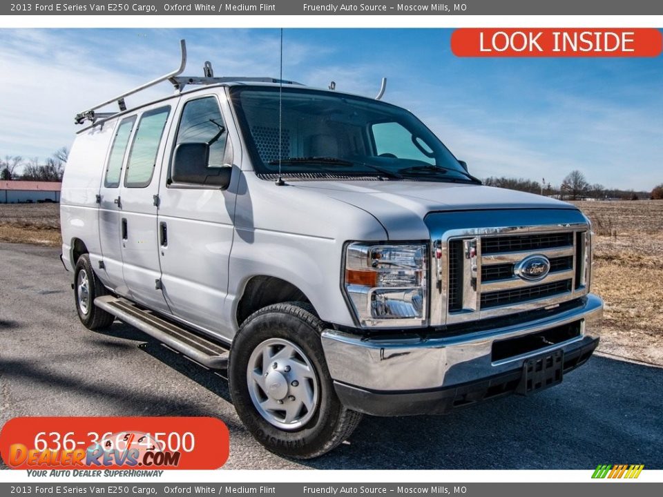 2013 Ford E Series Van E250 Cargo Oxford White / Medium Flint Photo #1