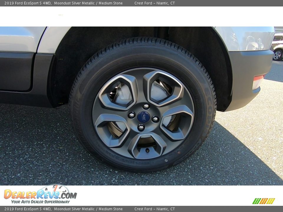 2019 Ford EcoSport S 4WD Moondust Silver Metallic / Medium Stone Photo #20