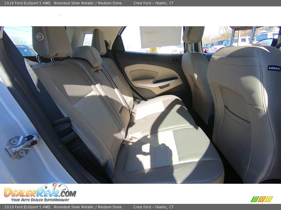 2019 Ford EcoSport S 4WD Moondust Silver Metallic / Medium Stone Photo #23