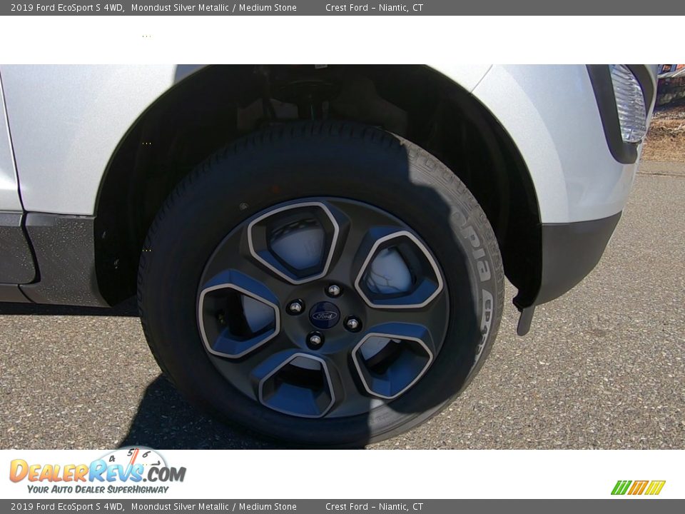 2019 Ford EcoSport S 4WD Moondust Silver Metallic / Medium Stone Photo #26
