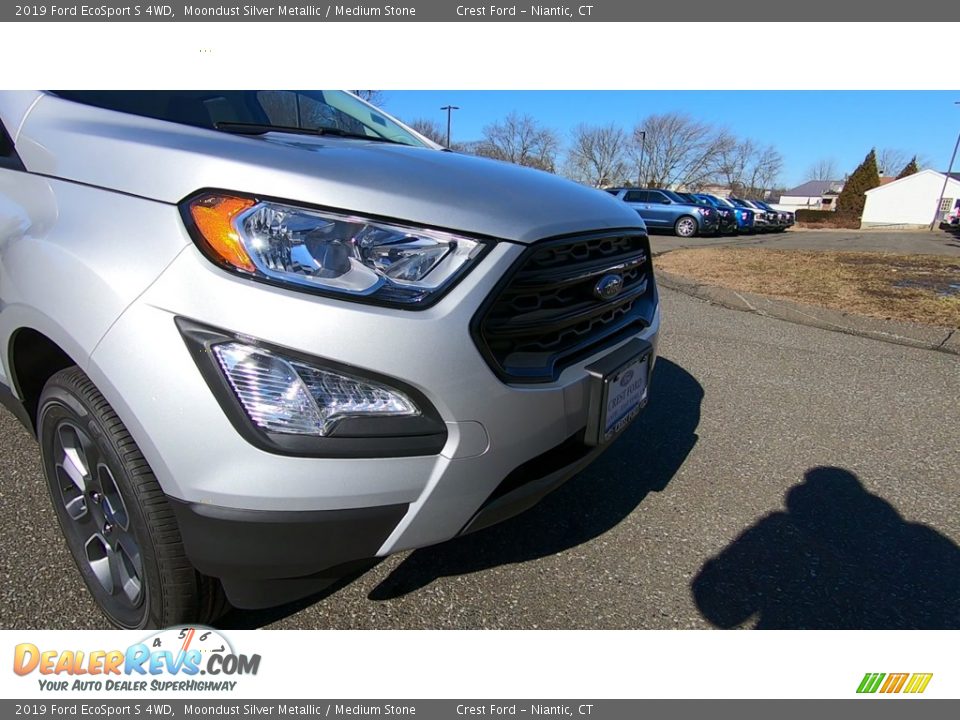 2019 Ford EcoSport S 4WD Moondust Silver Metallic / Medium Stone Photo #27