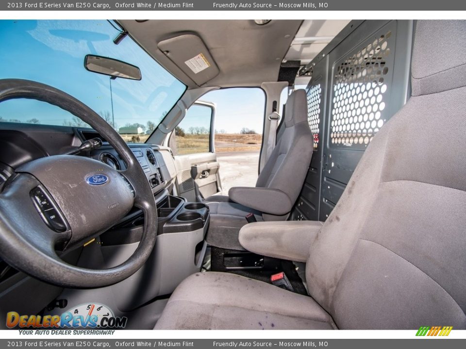 2013 Ford E Series Van E250 Cargo Oxford White / Medium Flint Photo #25