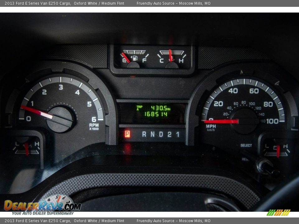 2013 Ford E Series Van E250 Cargo Oxford White / Medium Flint Photo #35