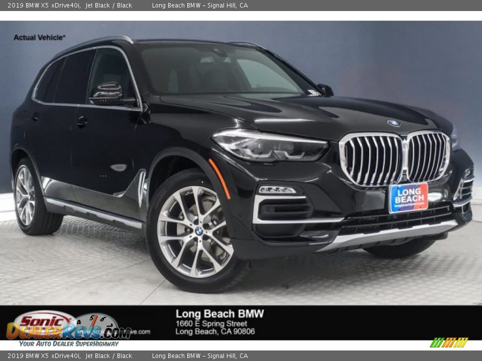 2019 BMW X5 xDrive40i Jet Black / Black Photo #1