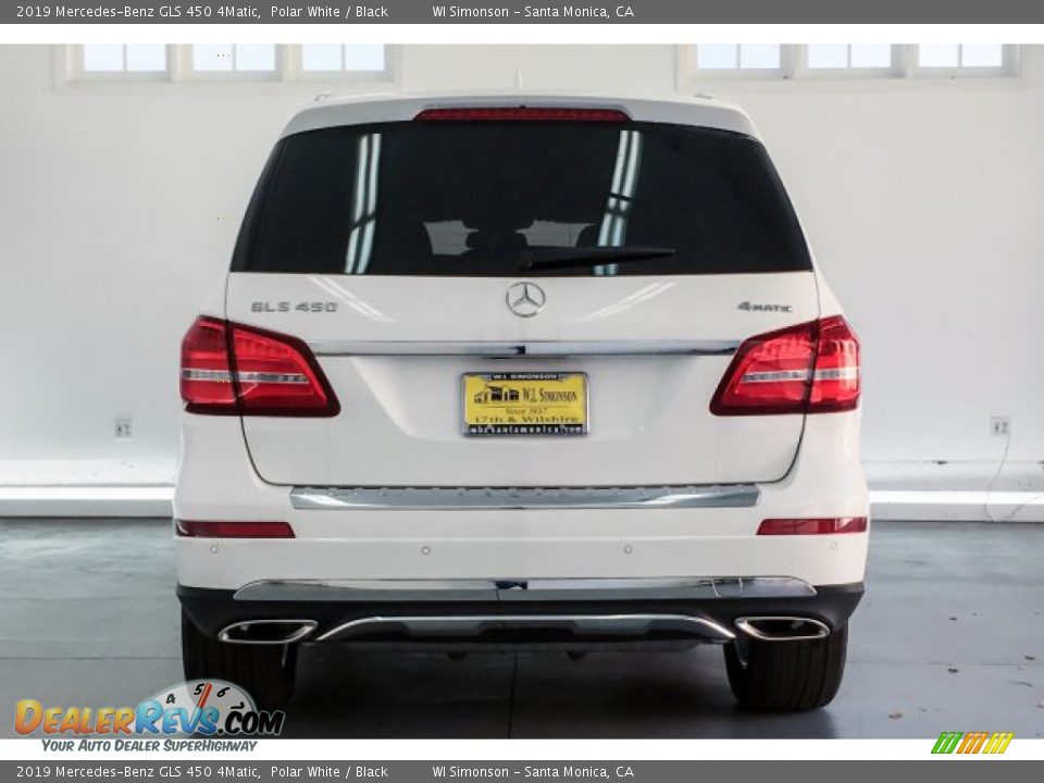 2019 Mercedes-Benz GLS 450 4Matic Polar White / Black Photo #4
