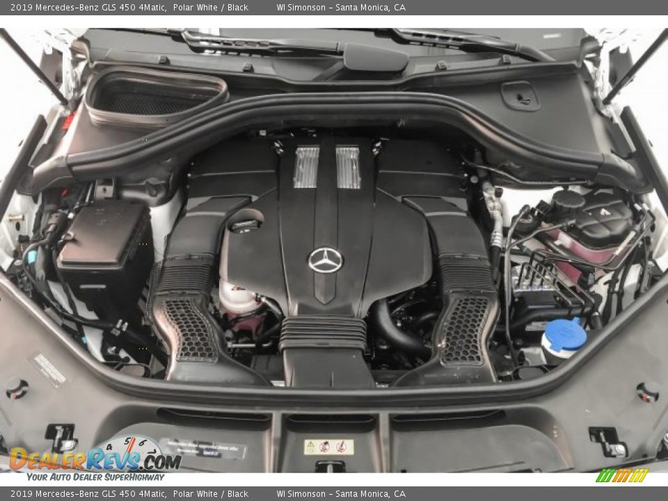 2019 Mercedes-Benz GLS 450 4Matic Polar White / Black Photo #8