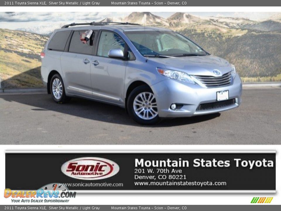 2011 Toyota Sienna XLE Silver Sky Metallic / Light Gray Photo #1