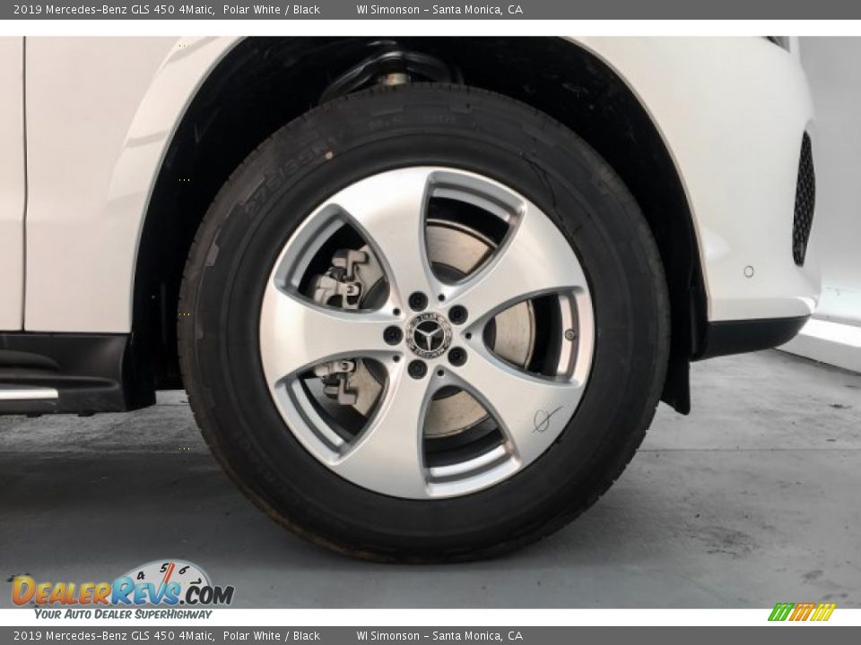 2019 Mercedes-Benz GLS 450 4Matic Polar White / Black Photo #9